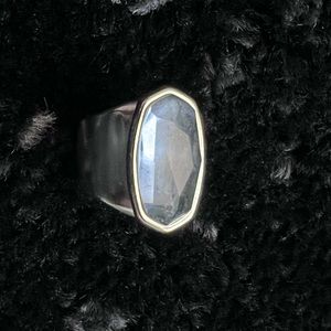 Kendra Scott dichroic glass ring, size 6